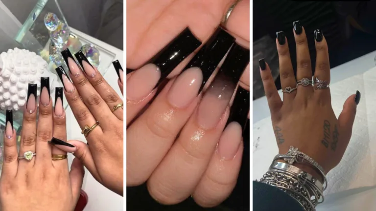 Black Nails Inspo