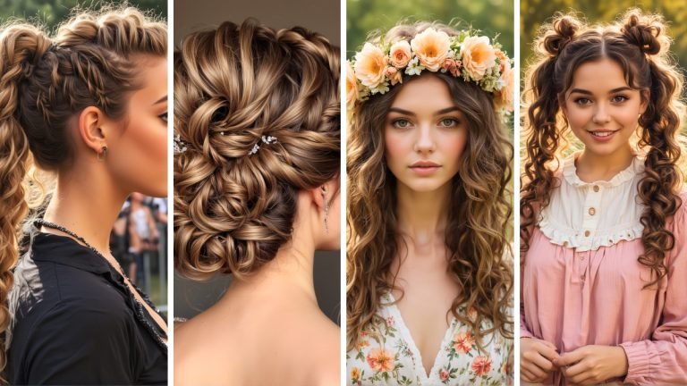 25 Fancy Curly Hairstyles That Will Make You the Star of Any Event
