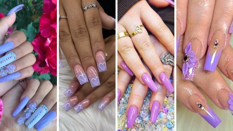 15 Lavender Acrylic Nails You Should Try One in 2025