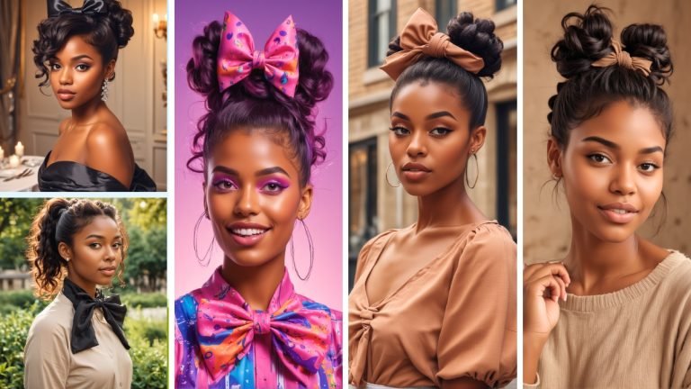 22 Bow Hairstyle Black Women to Copy in 2025