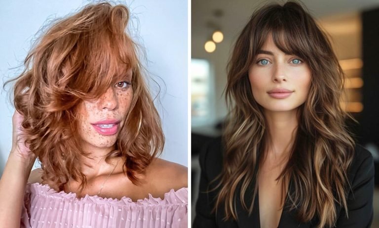 35 Side Swept Bangs
