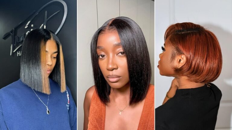 20 Stunning Short Silk Press Hairstyles to Elevate Your Look
