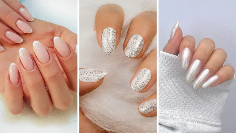 white nail inspo