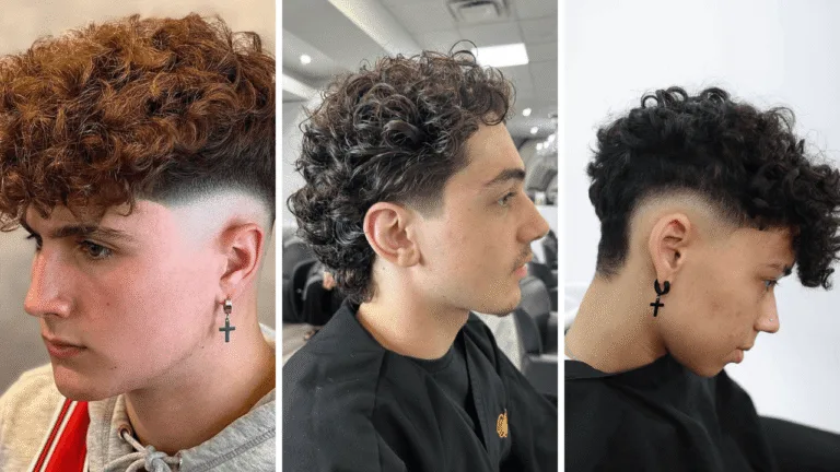 Curly Hair Men Haircut