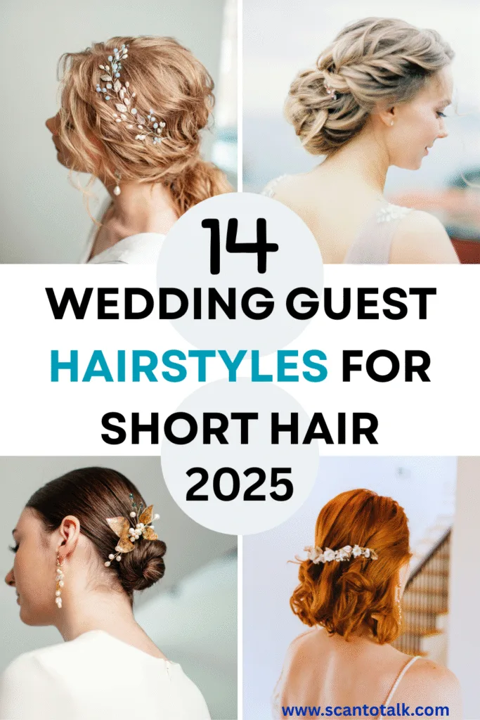 Wedding Guest Hairstyles for Short Hair