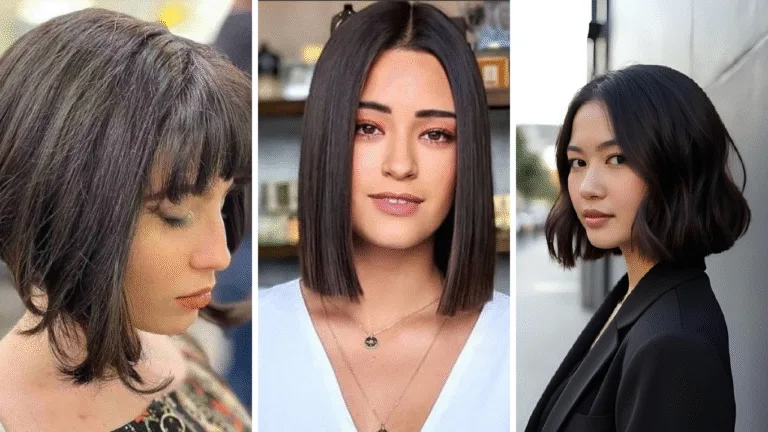 angled bob haircut